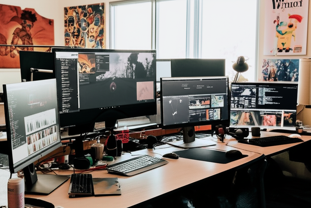 Game development workspace