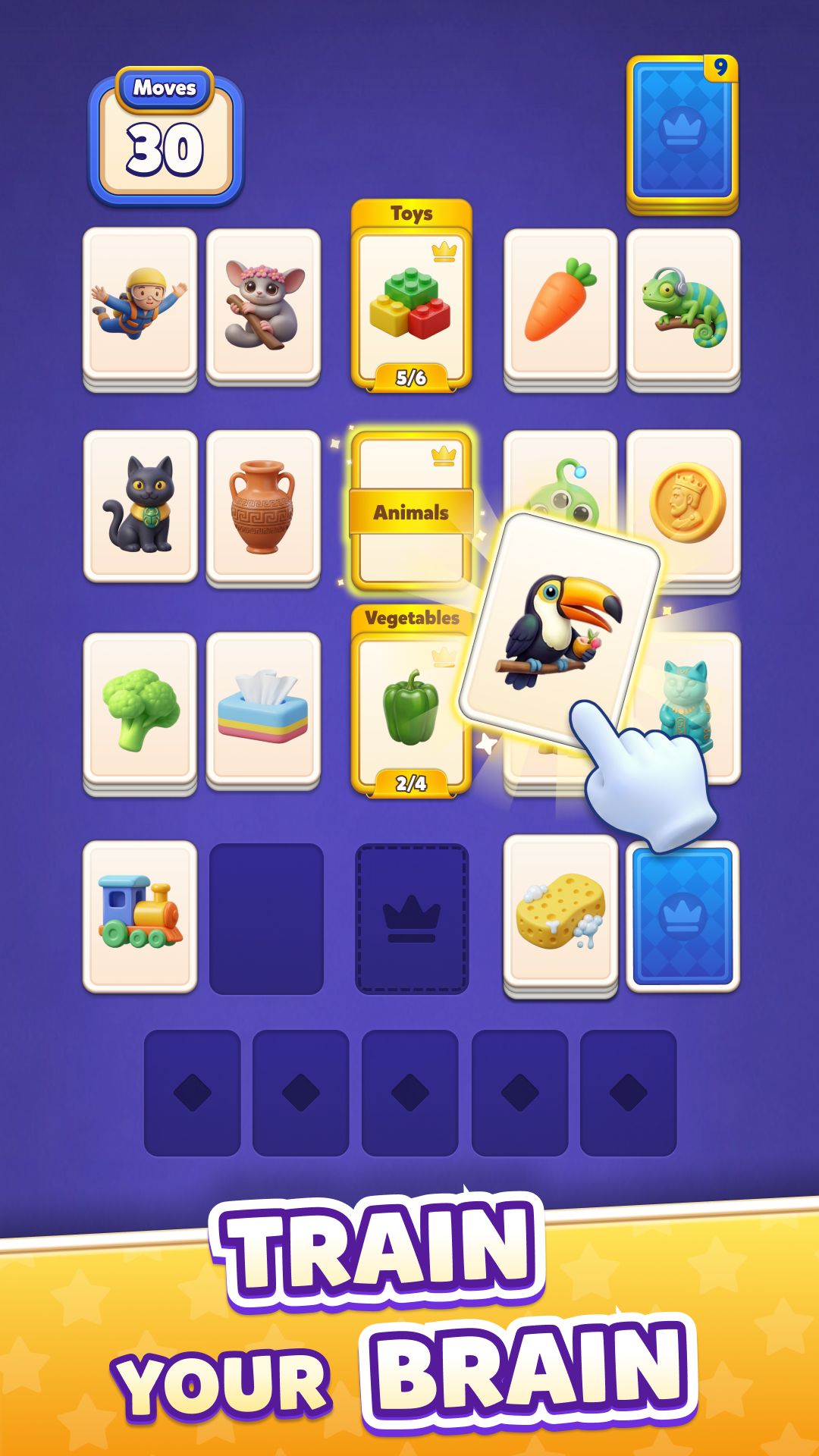 Card Sort: Category Game gameplay